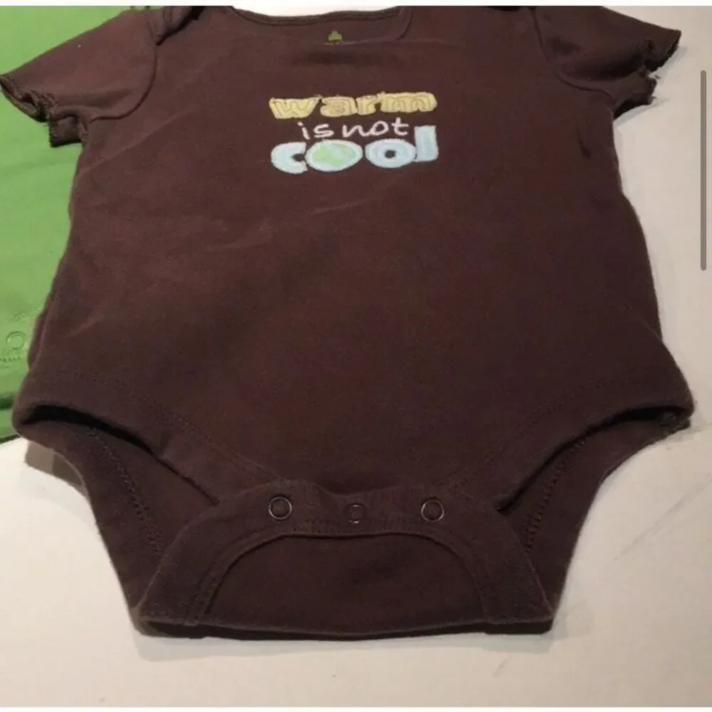 Adorable Duo: babyGap Organic Cotton Onesies - Set of 2